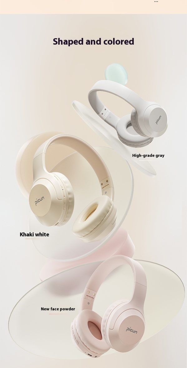 New Headset Wireless Bluetooth Headset Bass Folding Card - Image 6