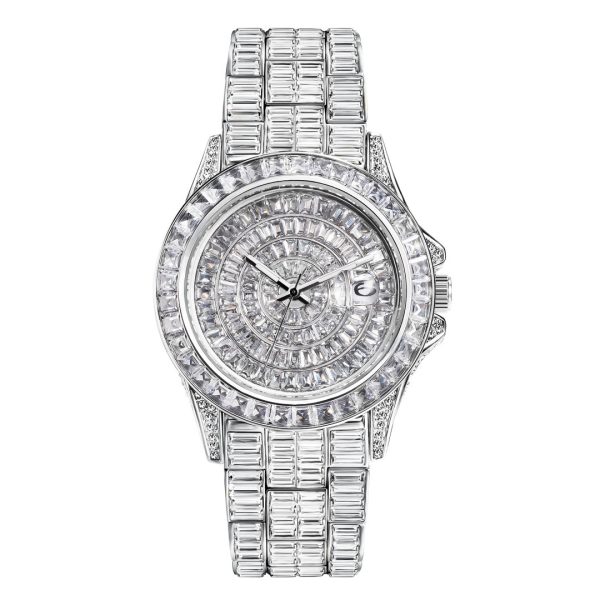 Fashion Trend Square Diamond Full Diamond Watch High-grade Zircon - Image 4