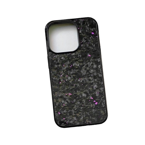 Gold Foil Carbon Fiber Forged Grain Phone Case - Image 5