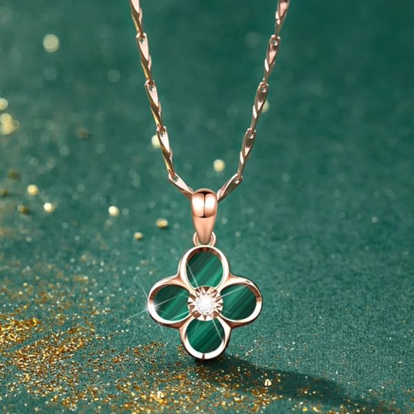 Women's Clover Sterling Silver Necklace - Image 2