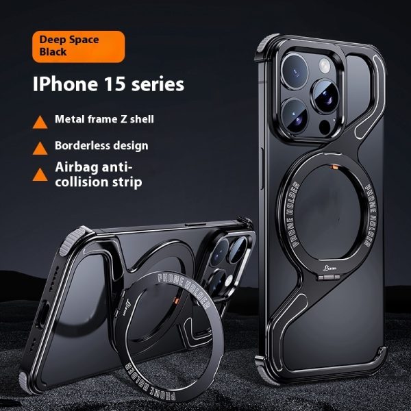 Z-type Metal Bracket Magnetic Phone Case - Image 8
