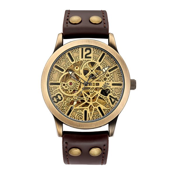 Men's Watch With Belt Mechanical Watch - Image 4