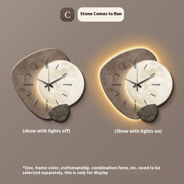 Lucky Stone Restaurant Clock Wall Clock - Image 8