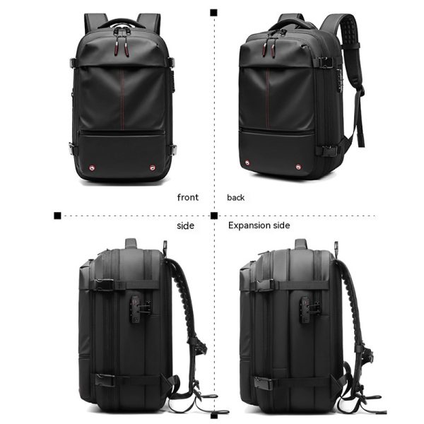 Travel Backpack Men's Business Multifunction Computer Bag Vacuum Compression Large-capacity Backpack - Image 5