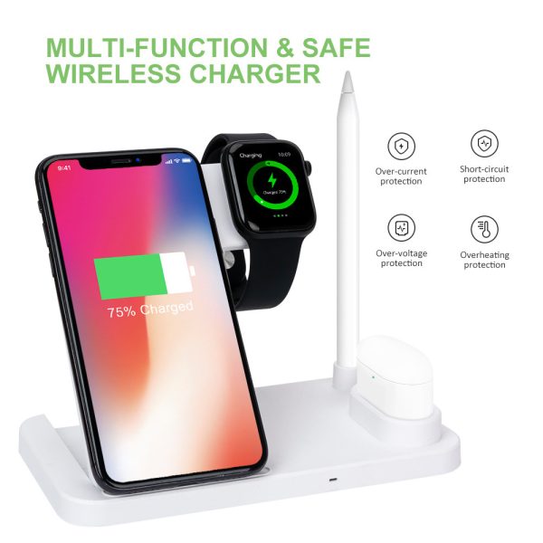 Quick-charge 15w Folding 4-in-1 Wireless Charger - Image 4