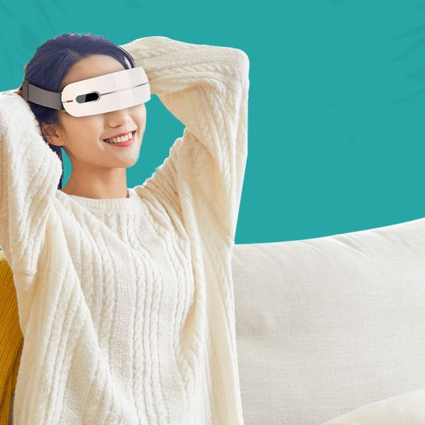 Bluetooth-compatible Vibrating Hot Compress Airbag Kneading Sleep Aid Eye Protection Device - Image 2