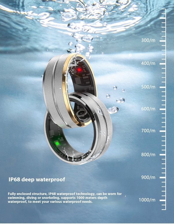 2024 Smart Ring For Men Women Heart Rate Blood Oxygen Monitoring Multi Sports Modes IP68 Waterproof Smart Rings For Android IOS - Image 7
