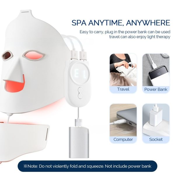 Household Beauty Silicone Mask Color Light 7 Colors Led Phototherapy Photon Skin Rejuvenation Facial Acne Removal - Image 3