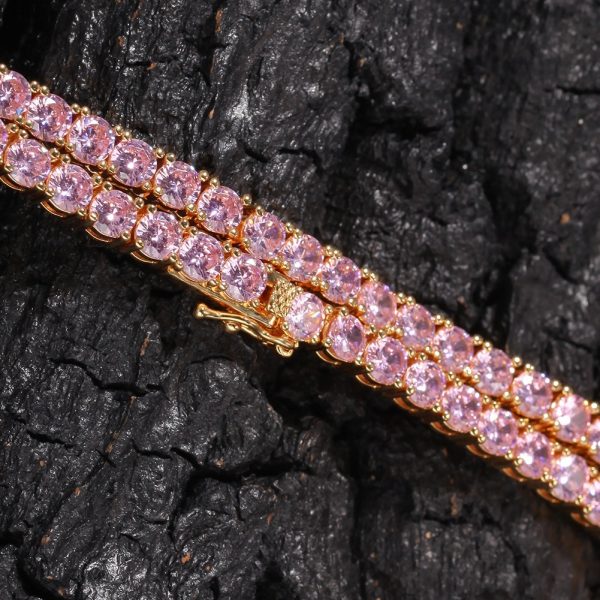 Zircon Row Necklace Versatile Tennis Chain - Image 2