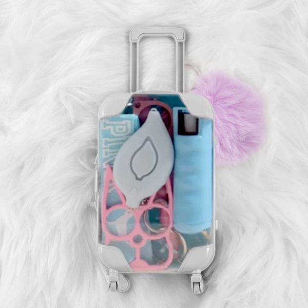 Personalized Design Self-defense Suitcase Set Plastic Key Chain - Image 4