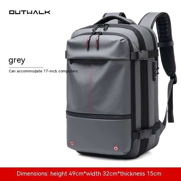 Travel Backpack Men's Business Multifunction Computer Bag Vacuum Compression Large-capacity Backpack - Image 8