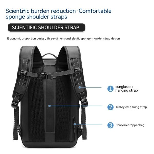 Men's Minimalist Multifunctional Large Capacity Travel Backpack - Image 5